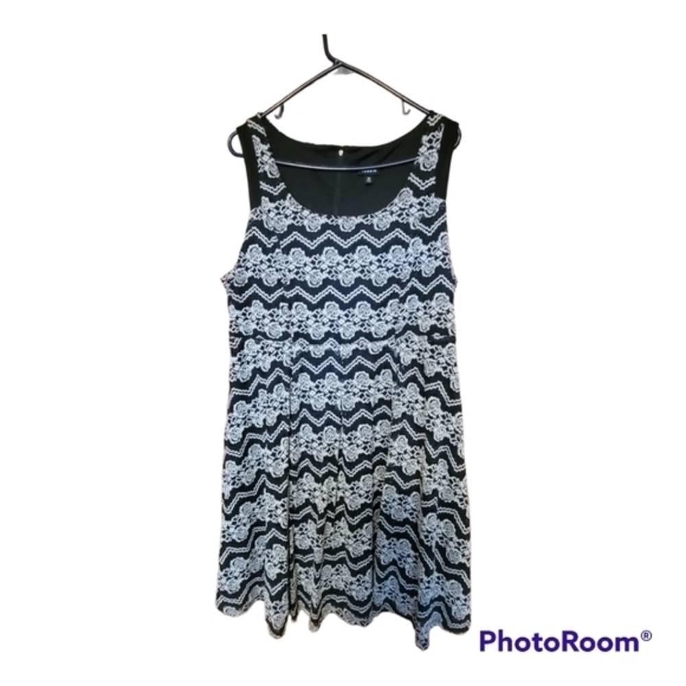 TORRID Chevron Lace Print Sleeveless Dress Sz18nPlus
